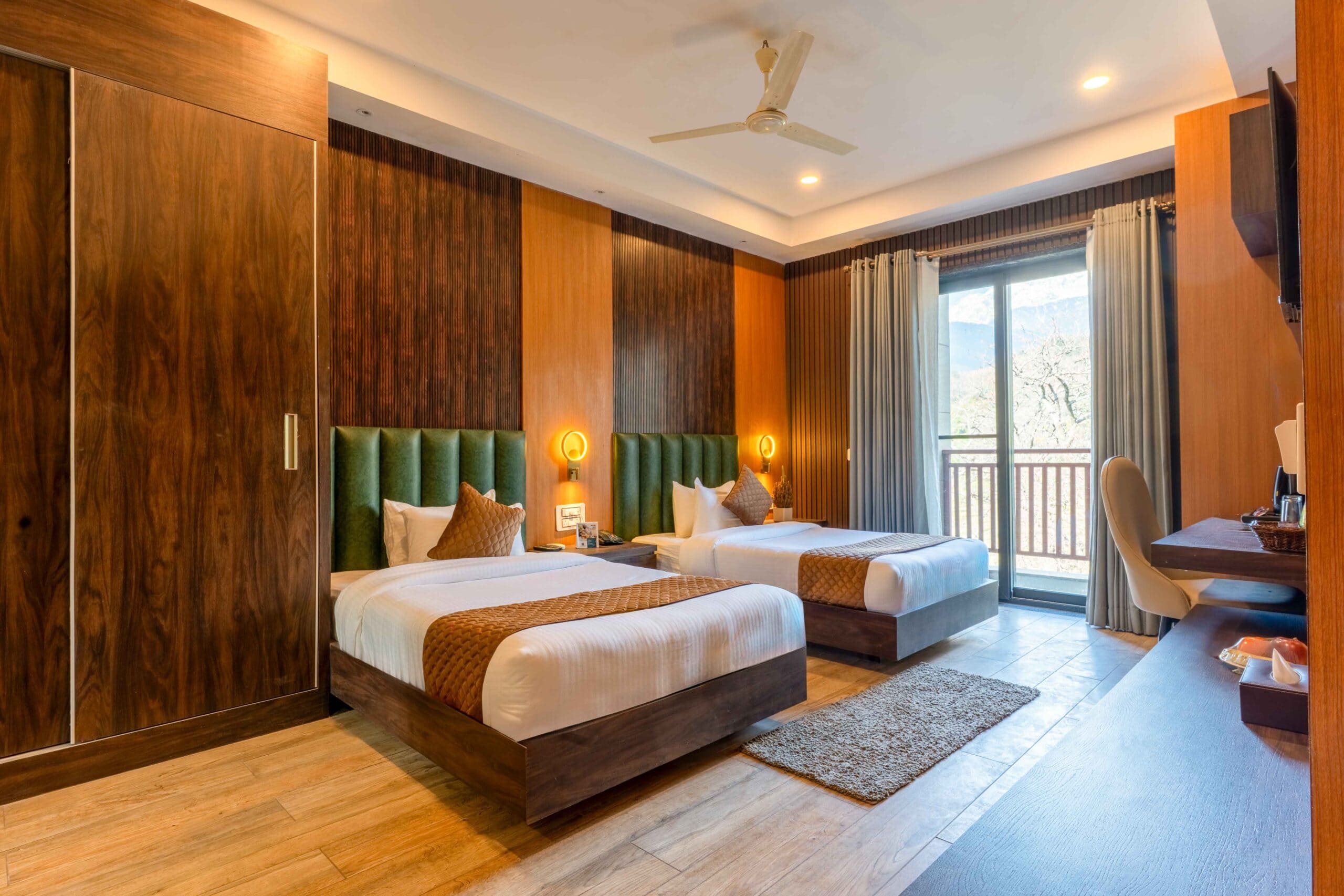 twin beded rooms